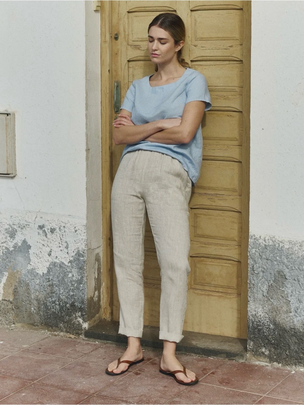 notPERFECTLINEN Athens 2 pants